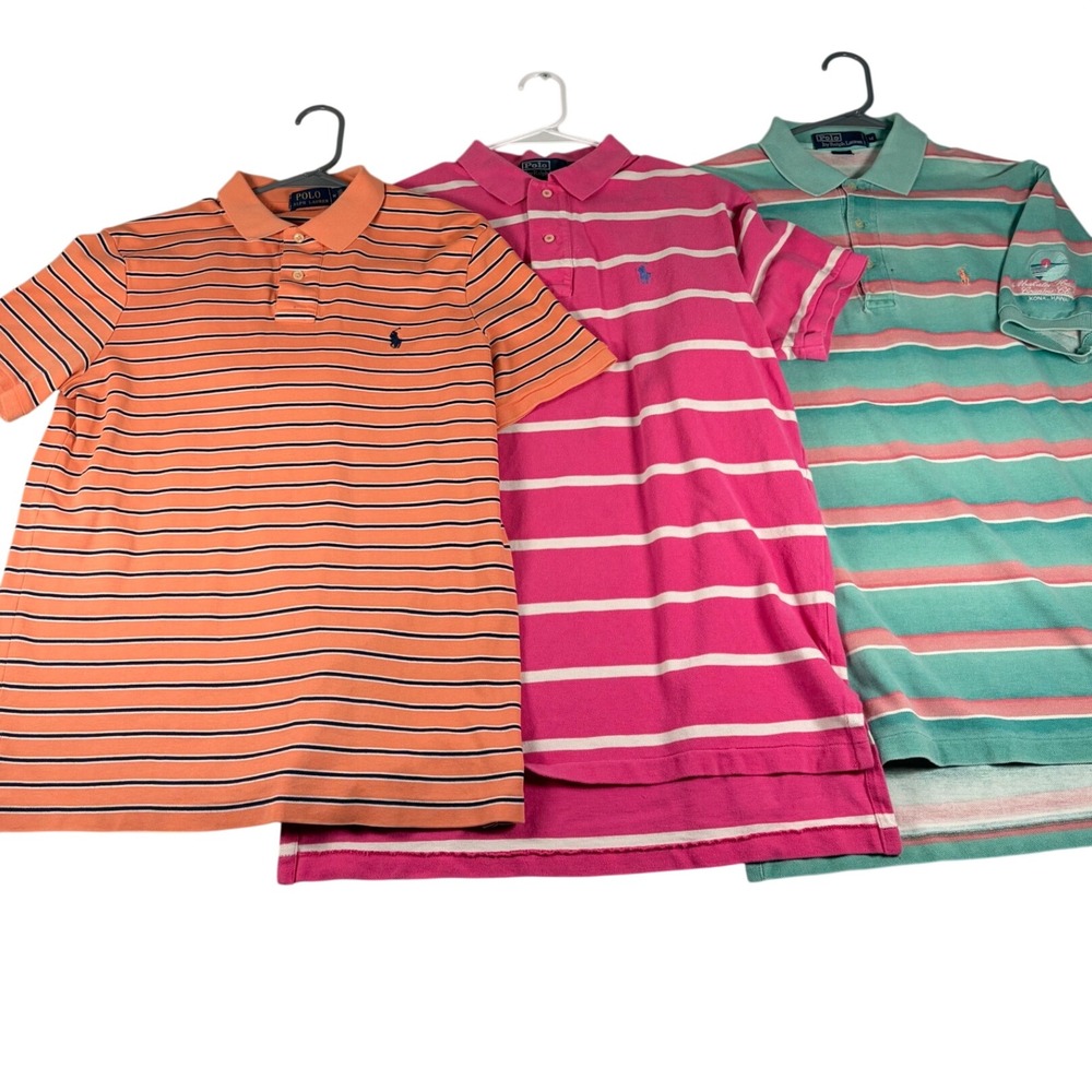 Polo Ralph Lauren Mens Polo Shirt Bundle Medium
